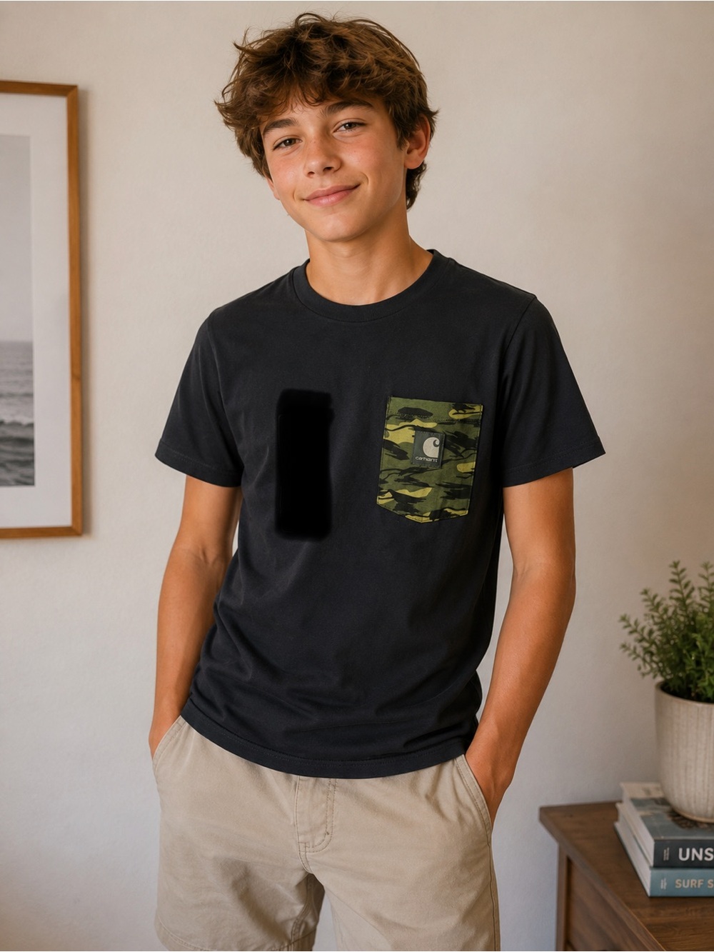 Carhartt Black Short-Sleeve Tee